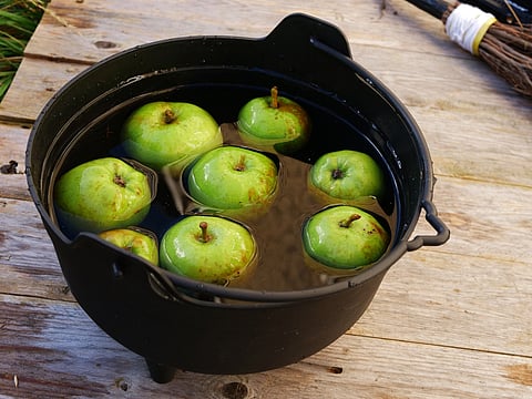 Apples ready for bobbing