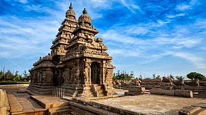 Shutterstock : Shore temple, a world heritage site in Mamallapuram