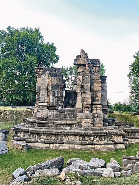 Remains of Sugandhesha temple in Pattan