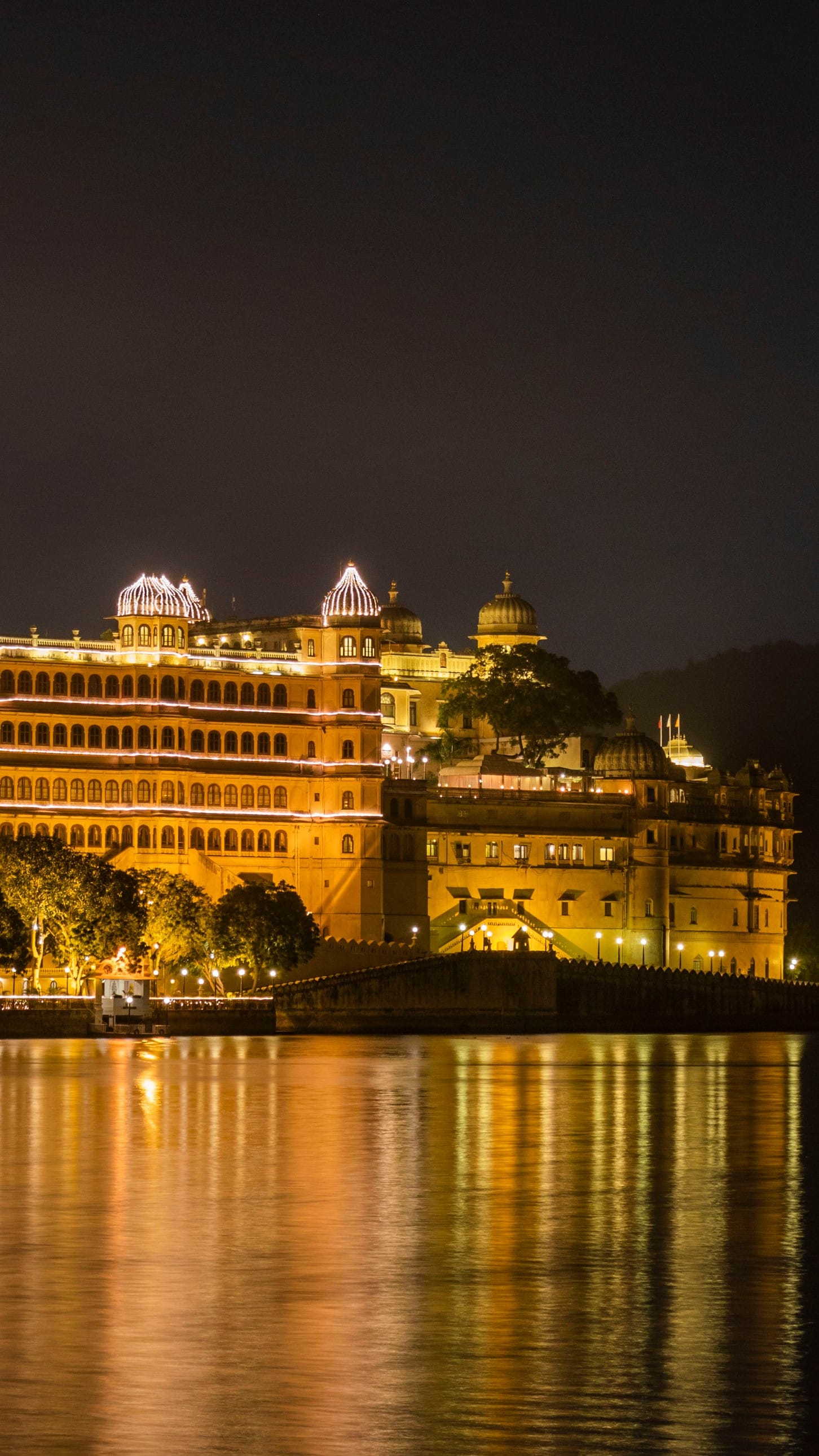 City Palace, Udaipur during Diwali