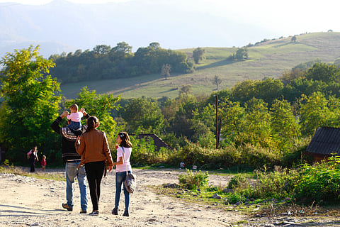 Family on a Vacation