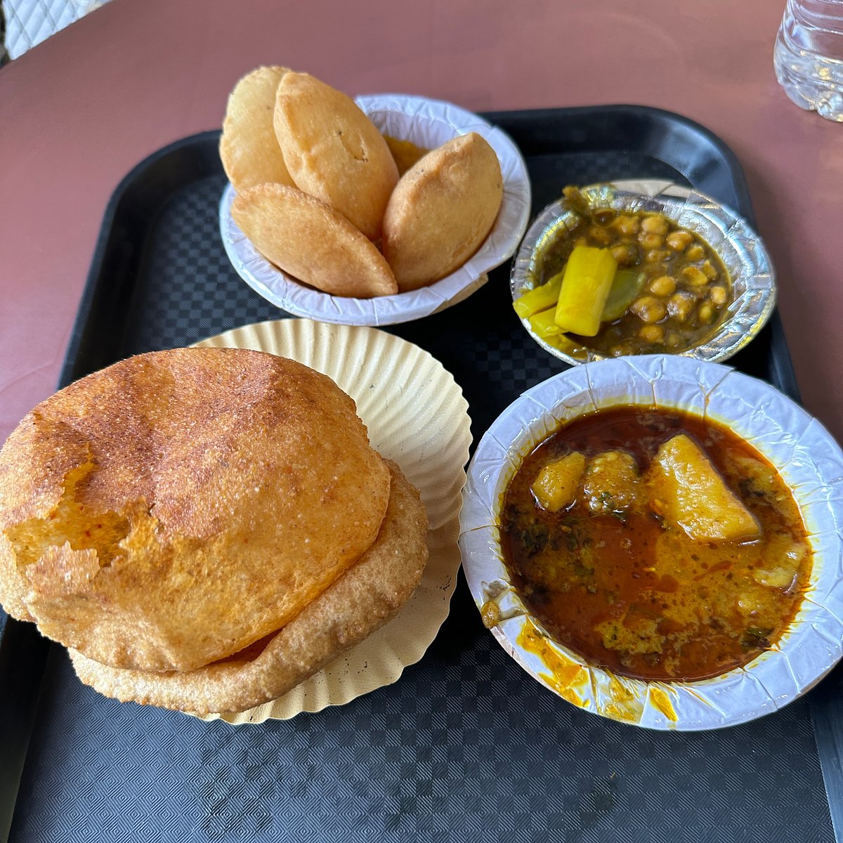 Khans Old Delhi breakfast platter