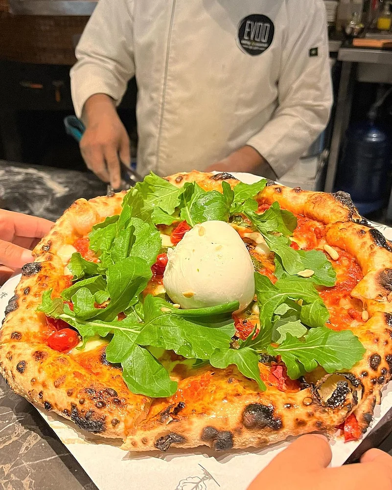 Order their pepperoni, pistachio and pesto pizzas