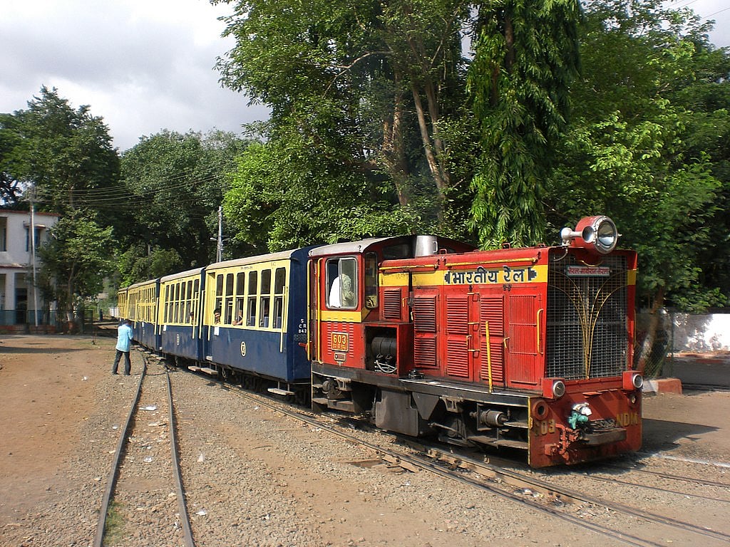 The toy train at the Neral Station