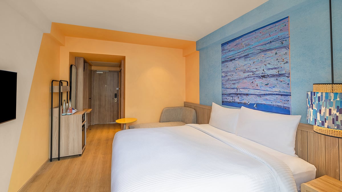 The standard room with queen bed