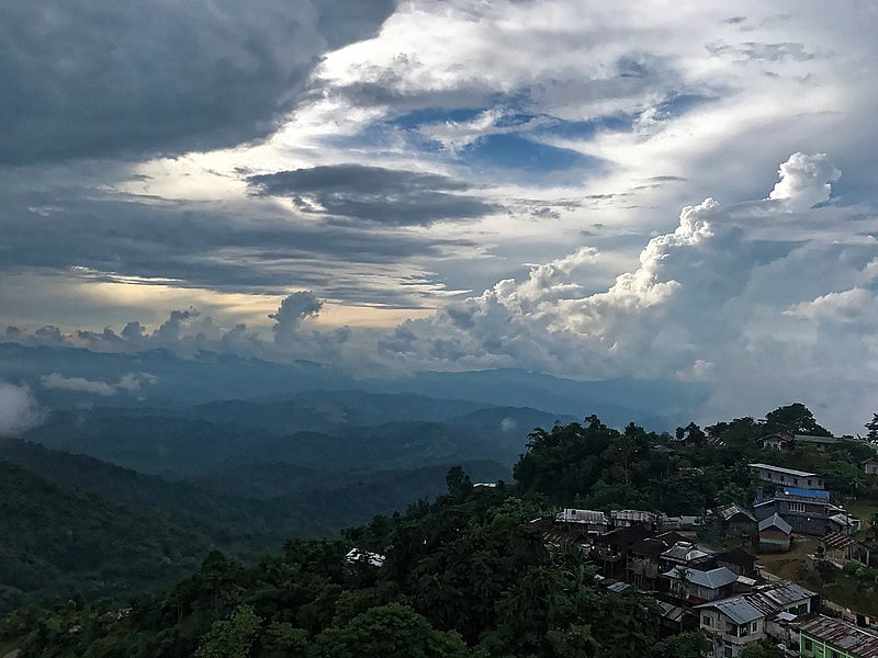 A birds eye view of Halflong 