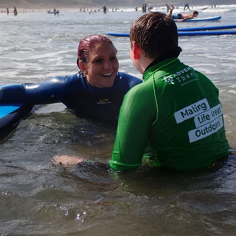 Adventure therapy uses adventure activities and experiences in nature as therapy tools