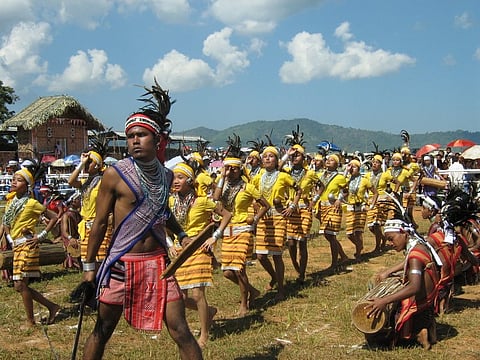 Dancers at the Wangala festival