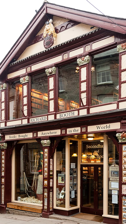 A bookstore in Hay-on-Wye