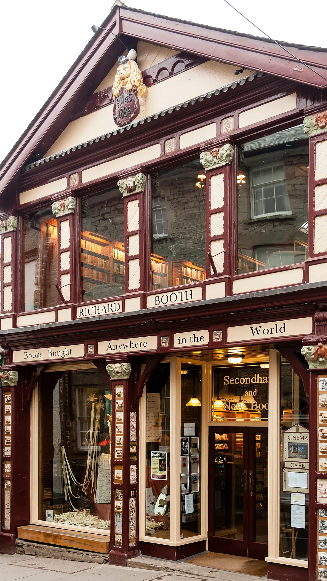 A bookstore in Hay-on-Wye