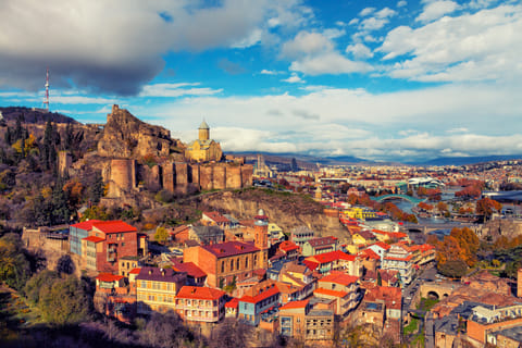 A view of Tbilisi, Georgia