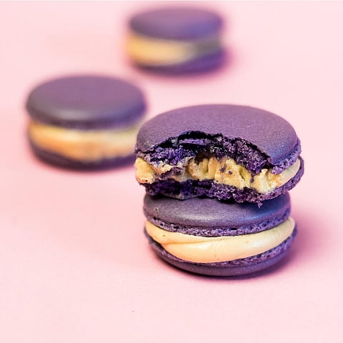 Earl Grey macarons