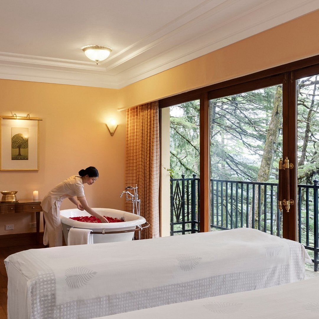 Wildflower Hall is known for stunning views and quality amenities such as the Oberoi Spa