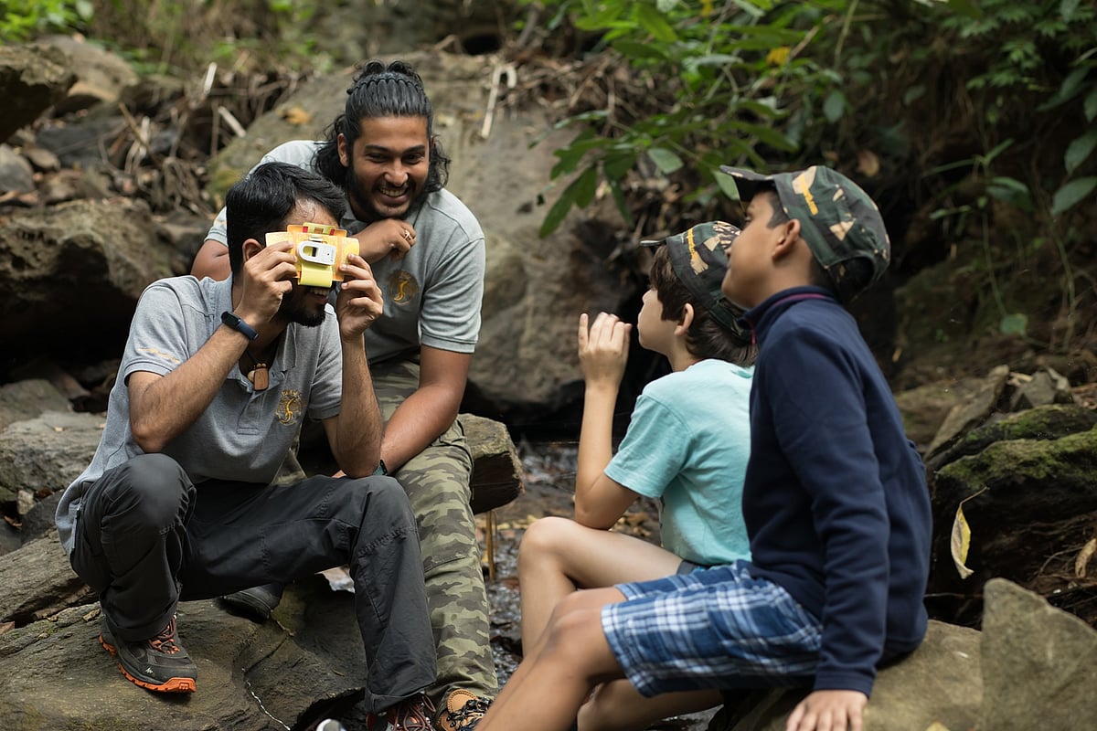 Friends enjoying at Wayanad Wild