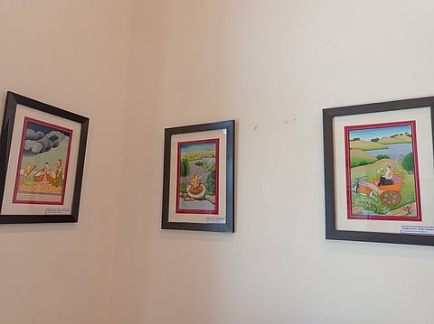 A display of miniatures