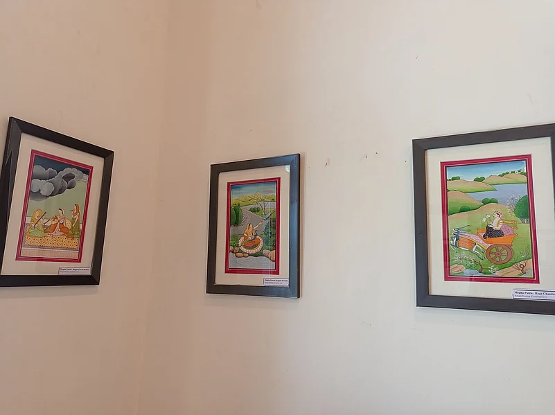 A display of miniatures