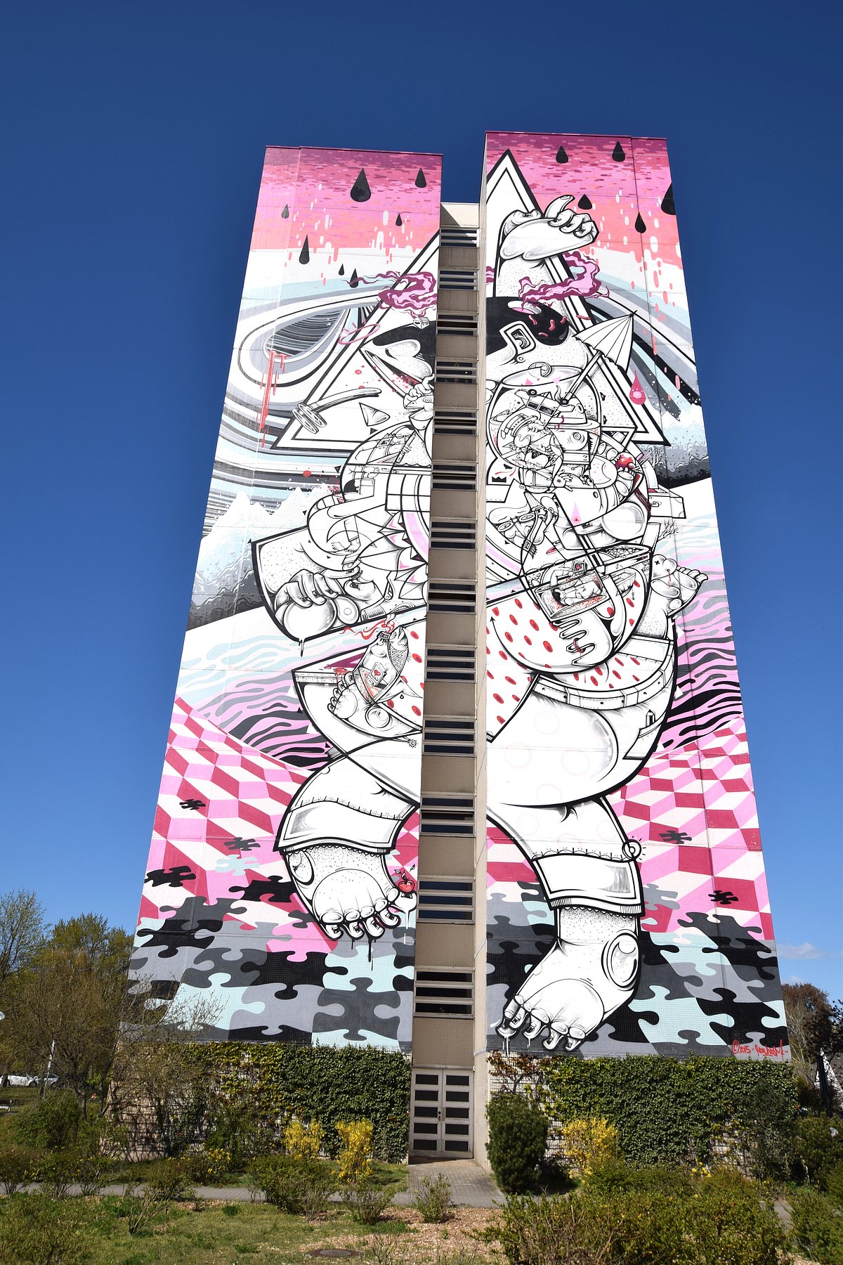 Mural at Tegel ArtPark 