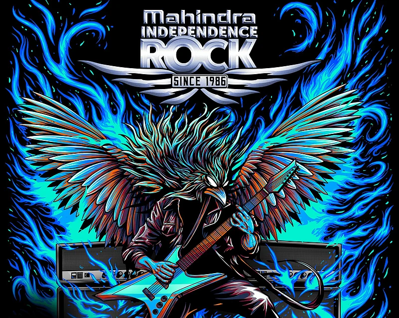 The official poster of Mahindra Independence Rock Festival 2023