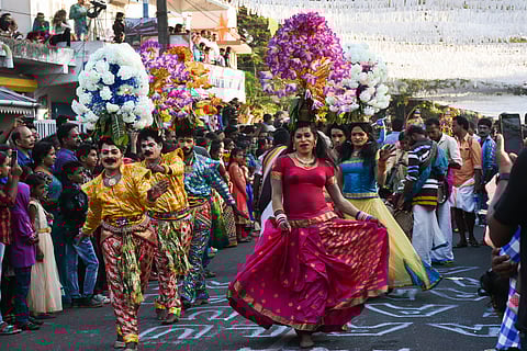 The Cochin Carnival is a celebration of Christmas and New Year