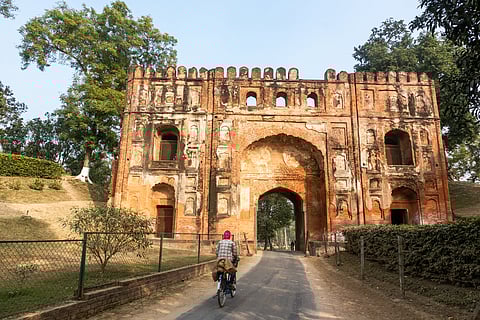 The historic gateway of Dakhil Darwaza in Gaur