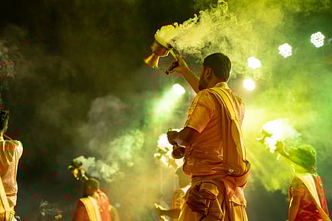 Ganga aarti ceremony rituals 