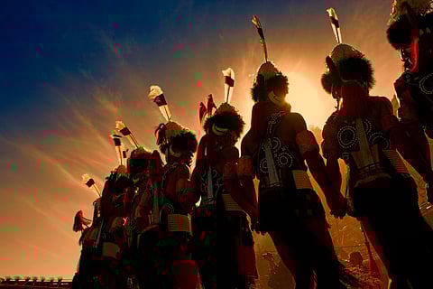 The Hornbill Festival celebrates the significance of the bird, and the culures of tribes of Nagaland