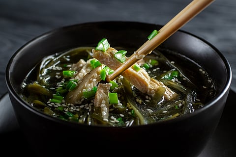 Seaweed soup