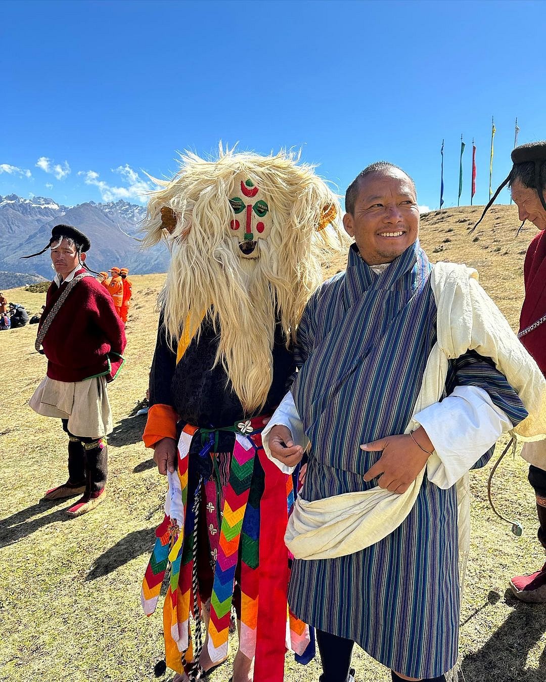 At the annual Royal Highland Festival in Laya