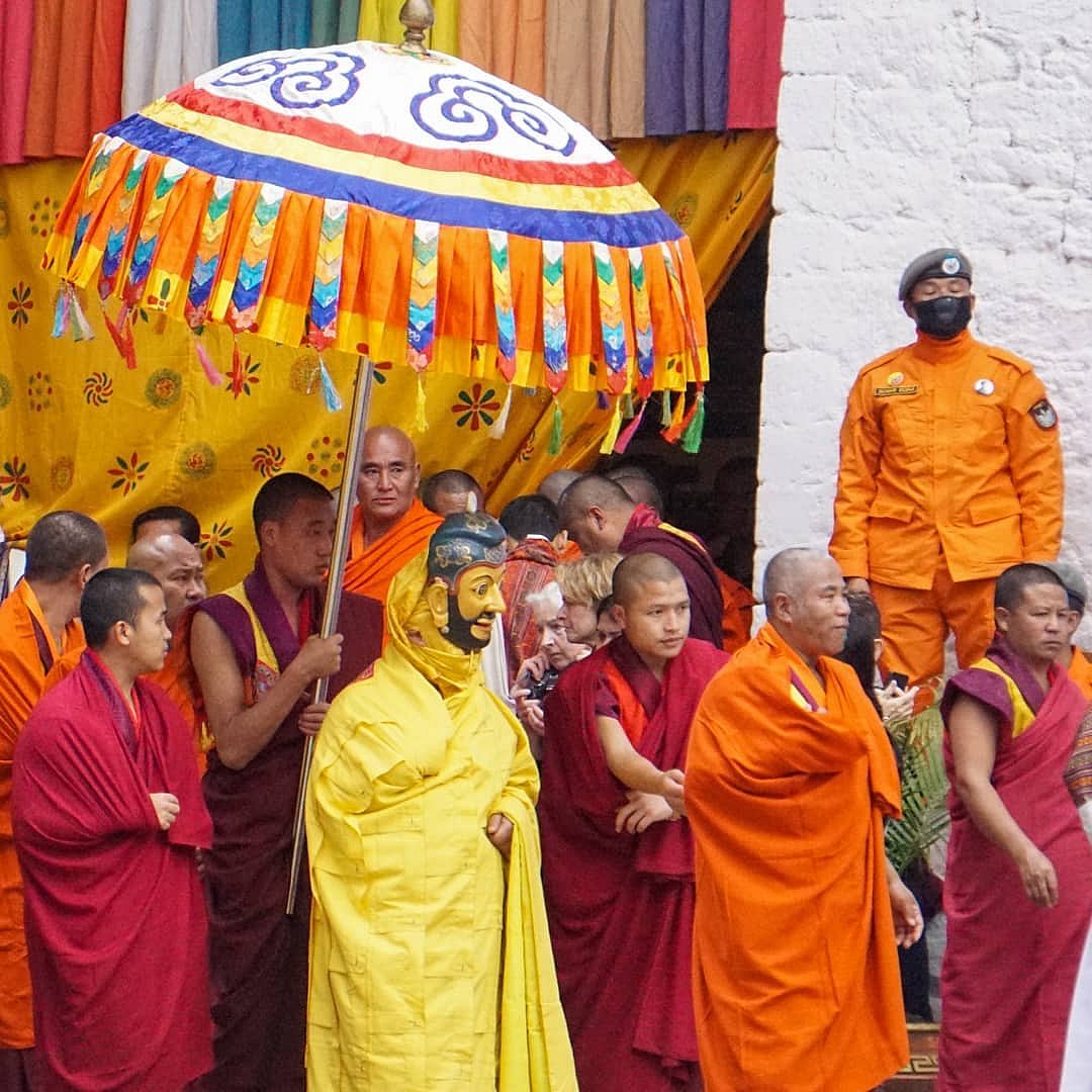 A traditional procession at the festival
