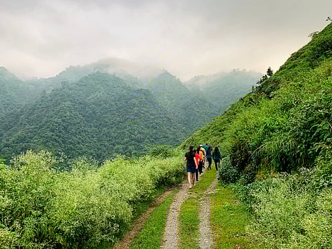 The hills around Dehra