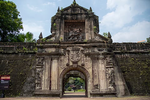 The facade of Fort Santiago