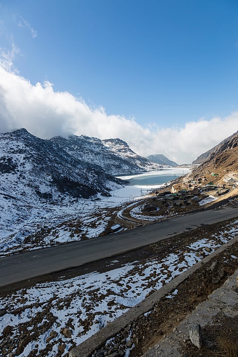 Tsomogo Lake on the way to Nathu La pass
