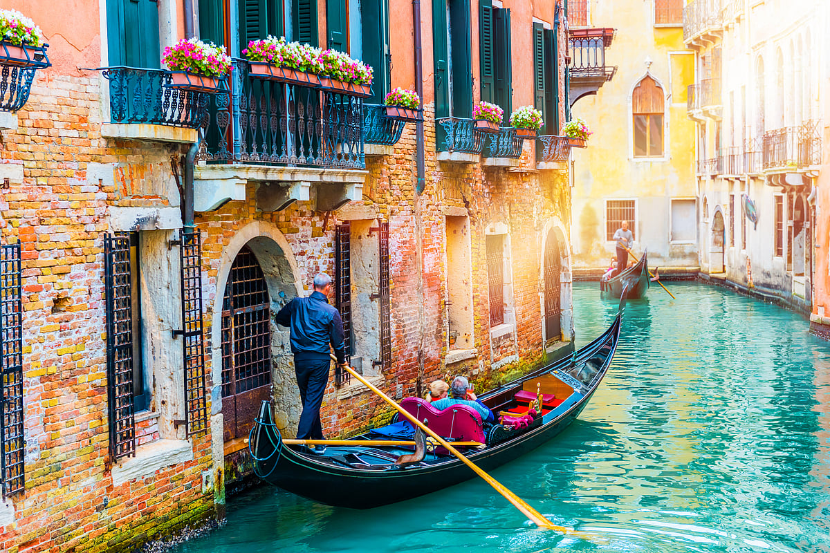 Tourists in Venice