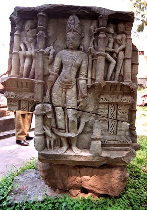 Sculptures in the Bhima Devi Temple Site Museum