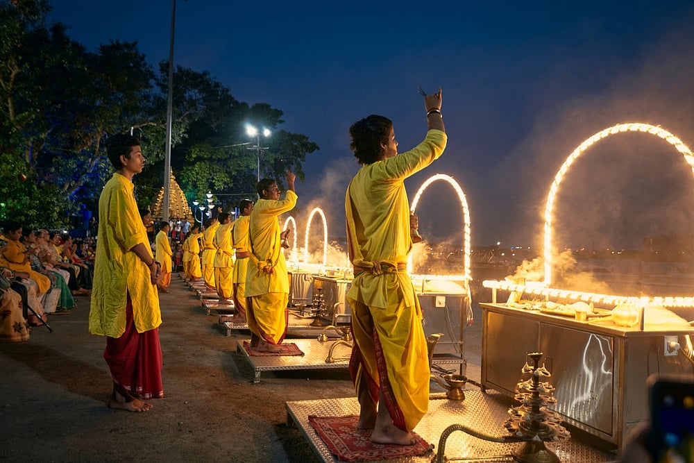 The Ganga Aarti at Babughat 