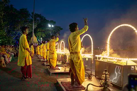 The Ganga Aarti at Babughat