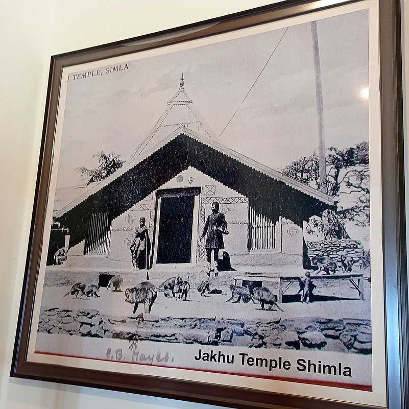 A photograph of the Jakhu Temple