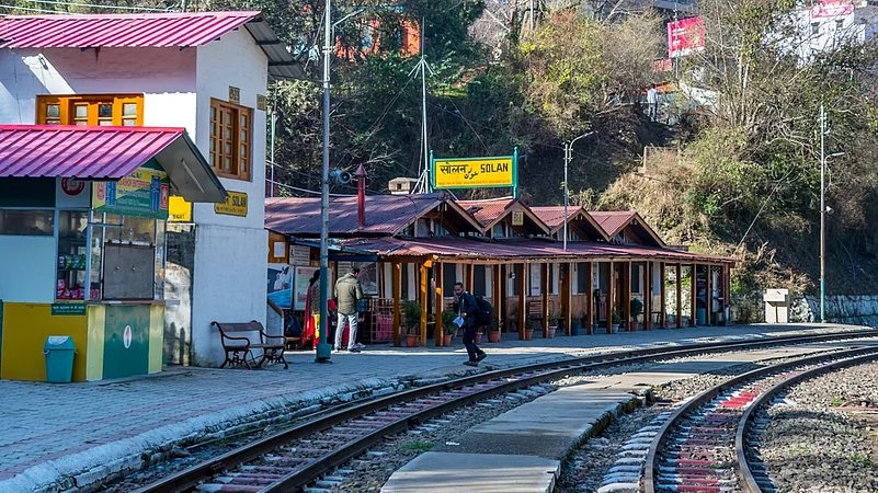 Solan railway station falls on Kalka Shimla railway route