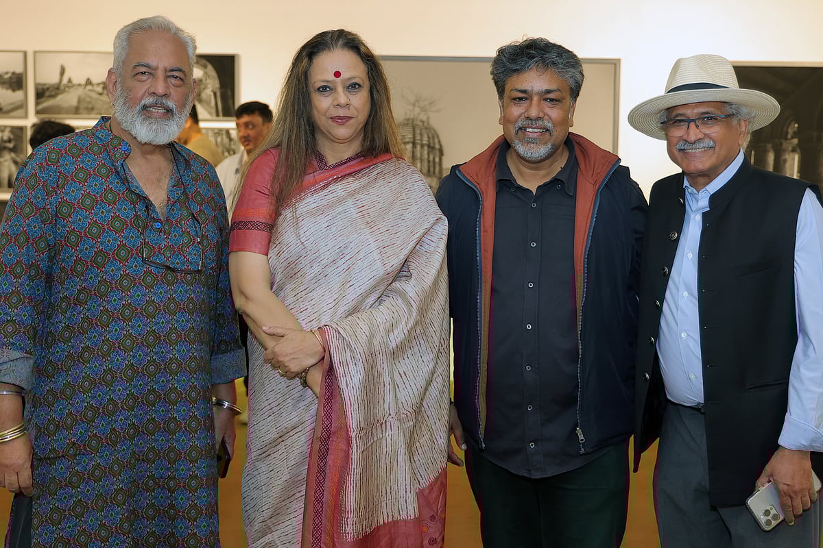 Left to right:  Dinesh Khanna, Ina Puri, Sanjay Das and Aditya Arya