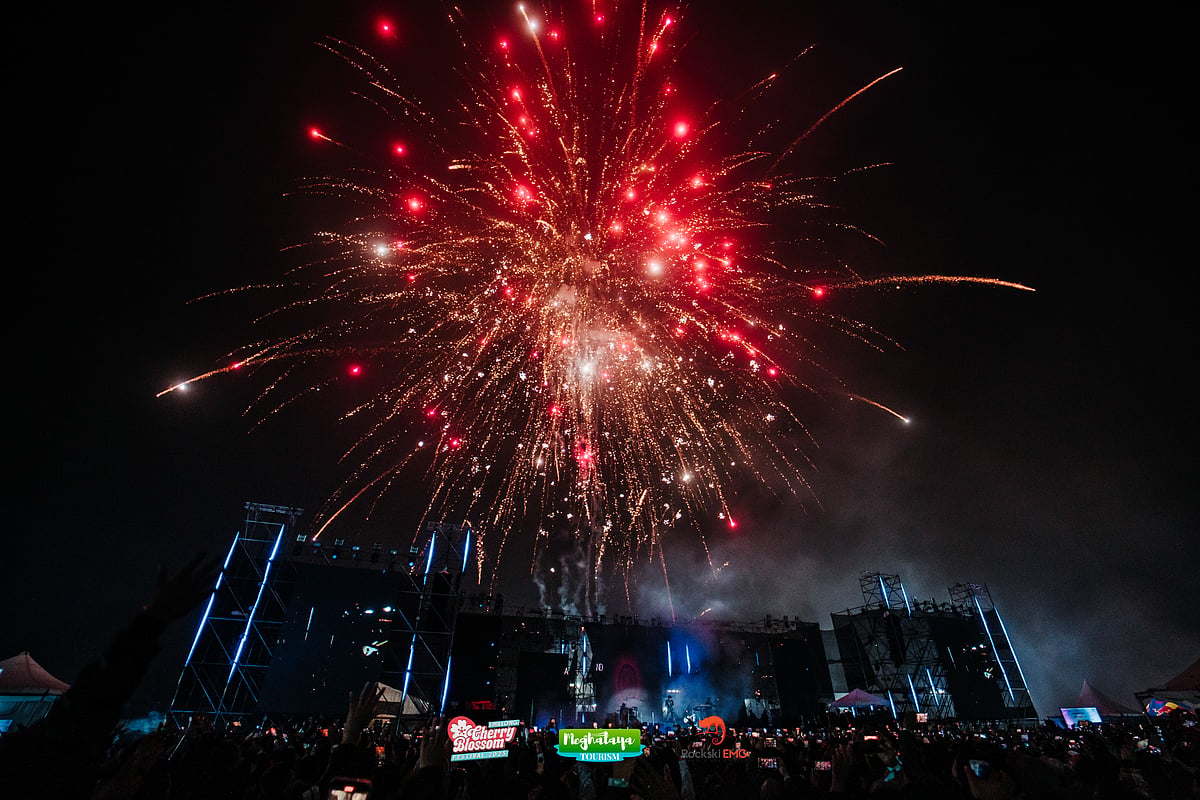 The grand celebrations and fireworks