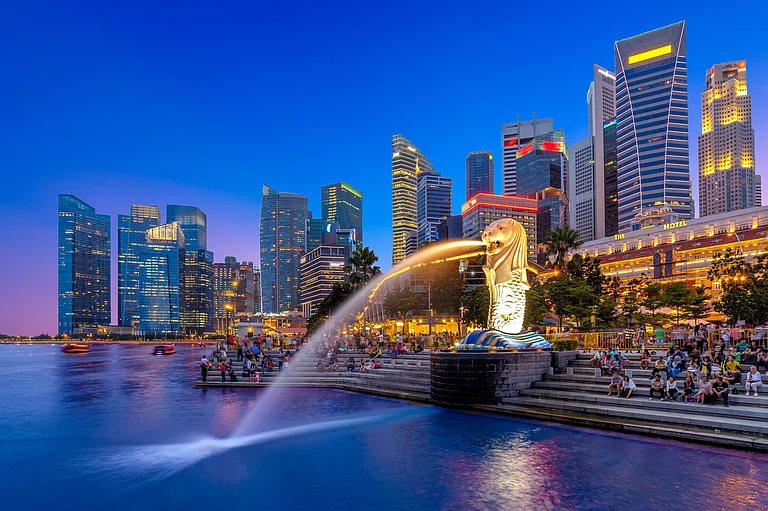 The Merlion is the official mascot of Singapore - Shutterstock