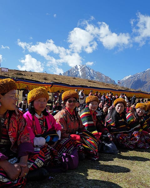 The Royal Highland Festival protects Laya's cultural history by actively incorporating the community