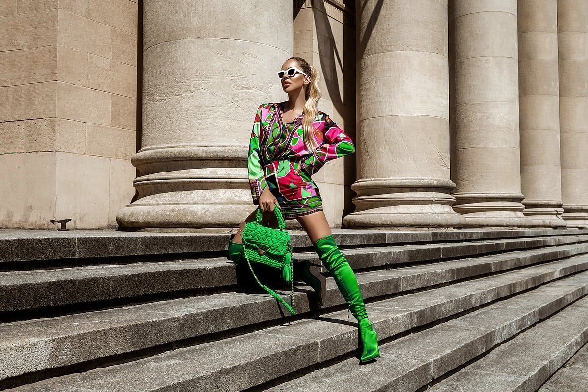 An Instagram model out on a glamorous trip