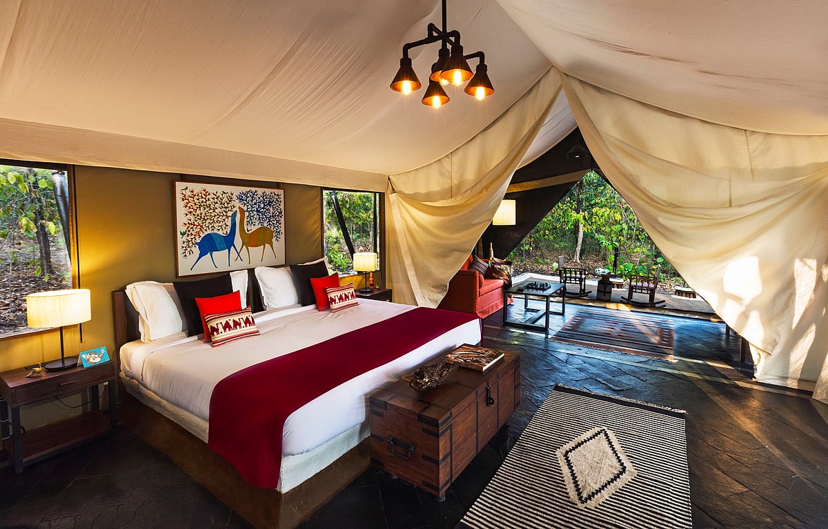Inside Reni Pani Jungle Lodge
