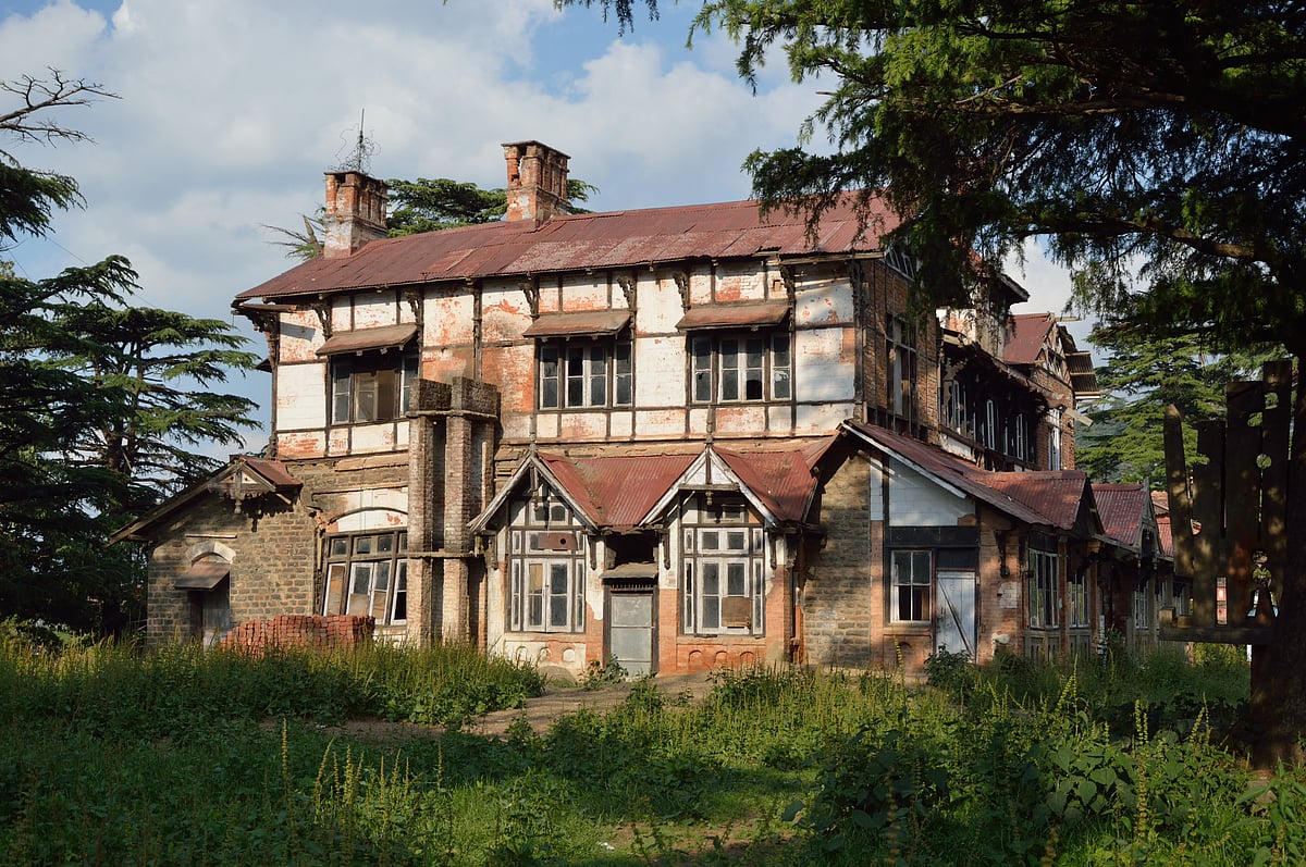 Bantony Castle in disrepair