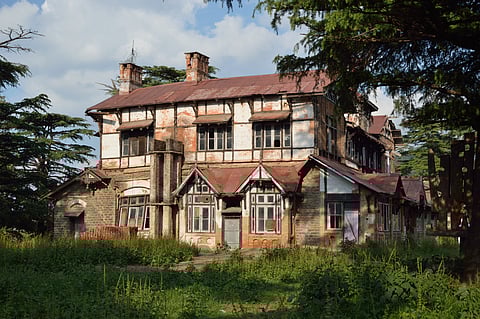 Bantony Castle in disrepair