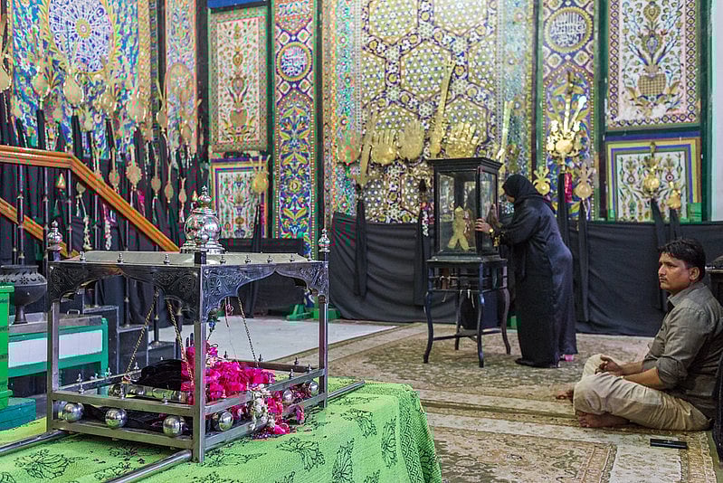 Inside the Badshahi Ashurkhana in Hyderabad