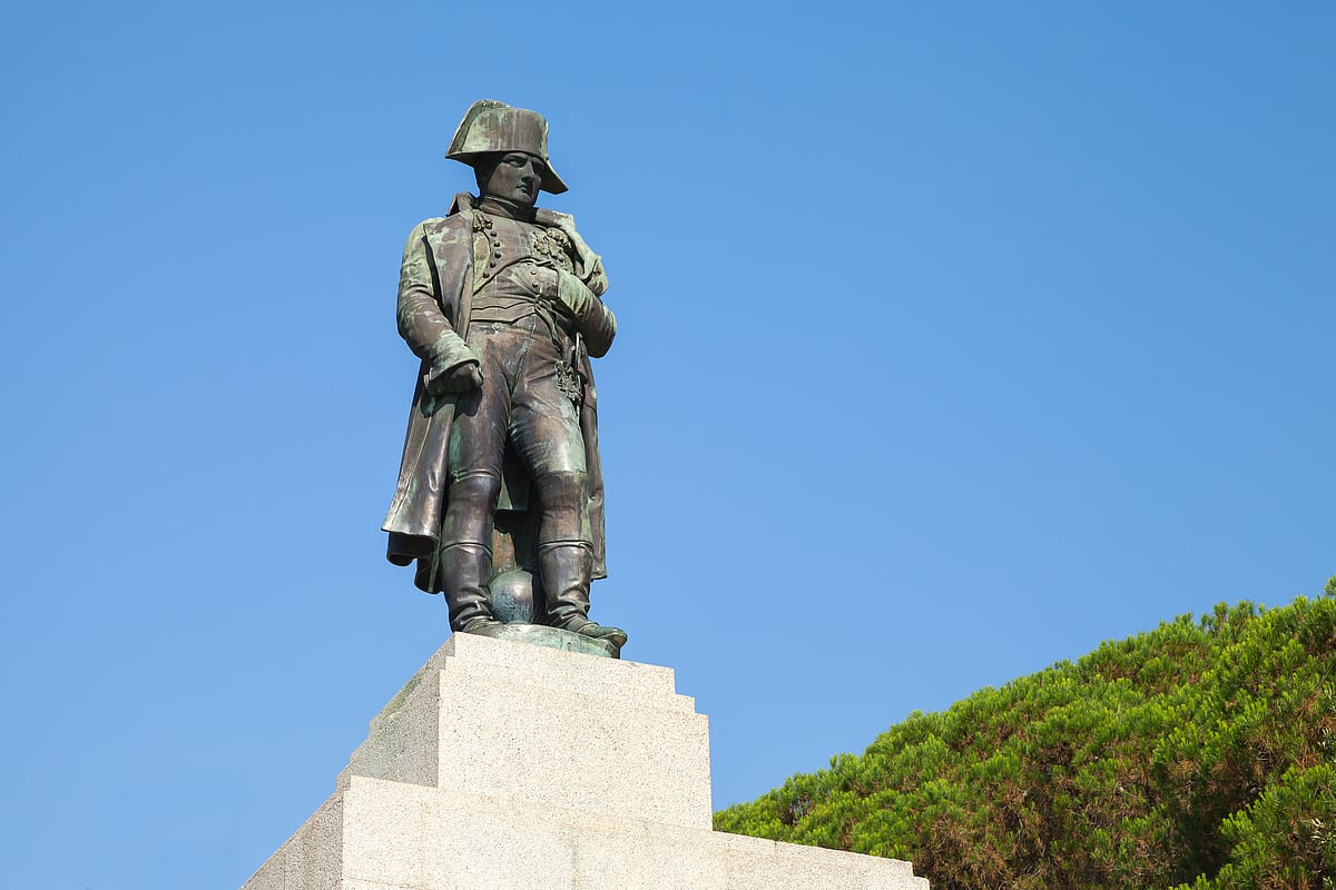 Statue of Napoleon Bonaparte as First Imperator of France, Ajaccio, Corsica