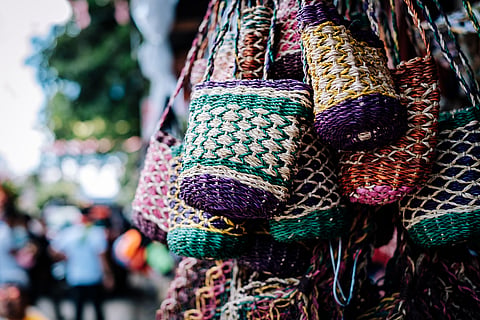Banana fiber crafts