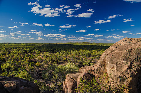 Vantage point at Undara